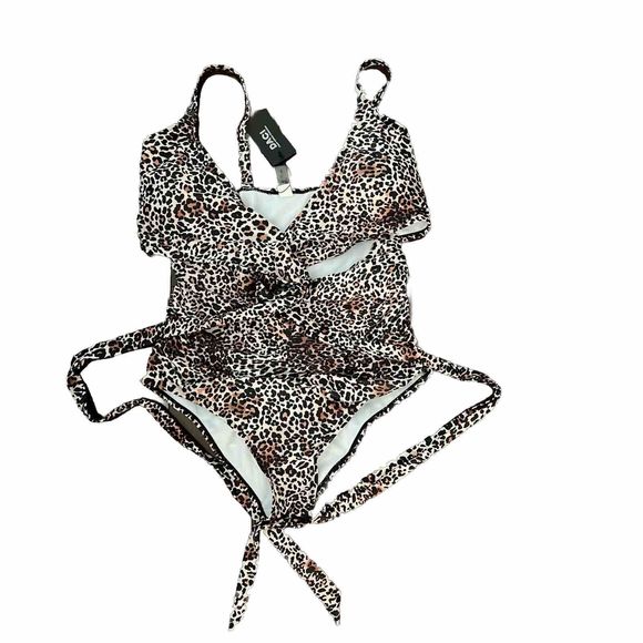 Daci Women Swinsuit One Piece Animal Print Tummy Control Size 16W - Picture 6 of 7